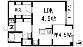 花屋敷コーポラス  ｜ 兵庫県宝塚市雲雀丘2丁目（賃貸マンション1LDK・5階・45.36㎡） その2