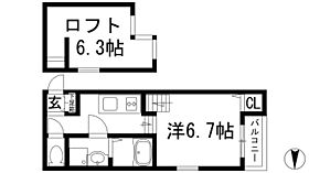 メルヴェーユ川西  ｜ 兵庫県川西市中央町（賃貸アパート1K・1階・21.80㎡） その1