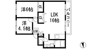 CREA小林  ｜ 兵庫県宝塚市高司1丁目（賃貸アパート2LDK・2階・54.00㎡） その2