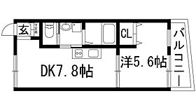 ガーデンヒルズ箕面  ｜ 大阪府箕面市瀬川5丁目（賃貸アパート1DK・1階・30.06㎡） その2