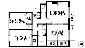 サンハイツツチタニ  ｜ 兵庫県川西市平野1丁目（賃貸アパート3LDK・1階・63.53㎡） その2