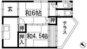 久代2丁目テラスハウス  ｜ 兵庫県川西市久代2丁目（賃貸テラスハウス2K・1階・37.68㎡） その2