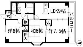 シャルマンコーポ荒牧  ｜ 兵庫県伊丹市荒牧5丁目（賃貸マンション3LDK・1階・66.66㎡） その2