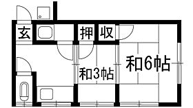 第一ハウス  ｜ 兵庫県川西市花屋敷1丁目（賃貸アパート2K・2階・30.00㎡） その2