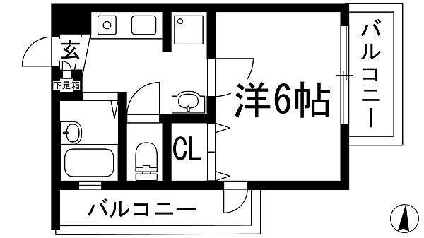 ステラハウス6 ｜兵庫県西宮市大森町(賃貸アパート1K・1階・20.67㎡)の写真 その2