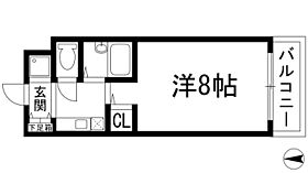 ベルコリーヌ宝塚  ｜ 兵庫県宝塚市川面3丁目（賃貸マンション1K・2階・21.41㎡） その2