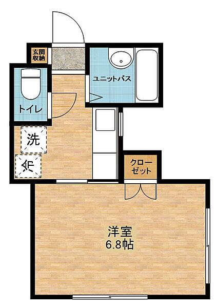 パークビューハイツ 202｜東京都町田市旭町3丁目(賃貸アパート1K・2階・21.73㎡)の写真 その2