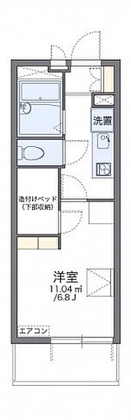 レオパレス湘南 303｜神奈川県藤沢市片瀬4丁目(賃貸マンション1K・3階・19.87㎡)の写真 その2