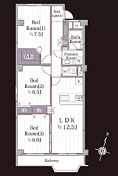 間取図画像 3LDK