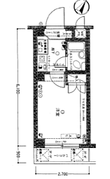 間取図画像 ワンルーム