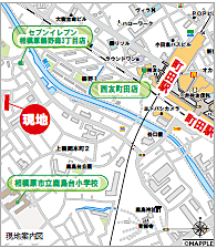 地図を拡大表示