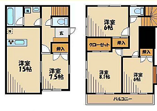 間取りを拡大表示
