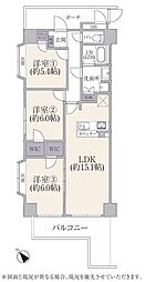 ルピナス四季の森公園 3LDKの間取図画像