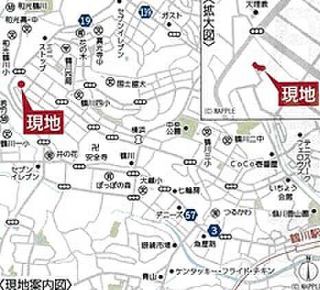 地図を拡大表示