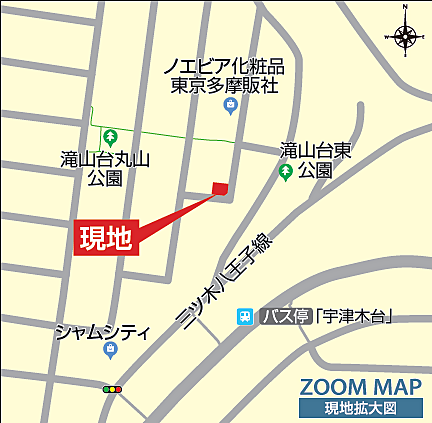 地図を拡大表示