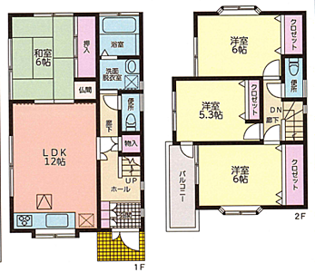 間取り:※間取り図と現況が異なる場合には、現況を優先とさせていただきます。 間取り:※間取り図と現況が異なる場合には、現況を優先とさせていただきます。