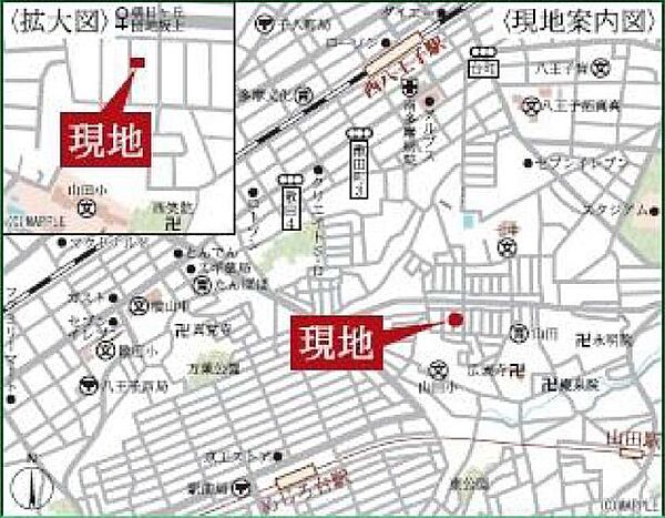 地図を拡大表示