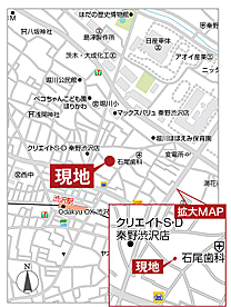 地図を拡大表示