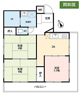間取りを拡大表示