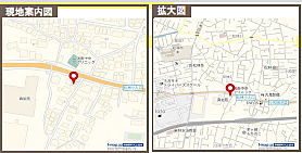 地図を拡大表示