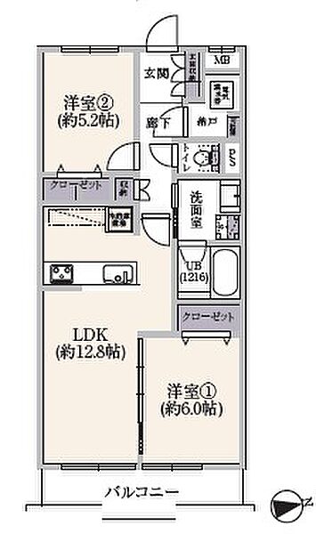 間取りを拡大表示