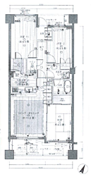 クレアコート東林間 3LDKの間取図画像