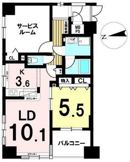 1SLDK 間取り