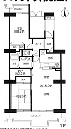 間取図画像 2SLDK
