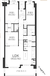 アーバンフォレスト柿生 3LDKの間取図画像