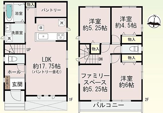 南向き！敷地面...