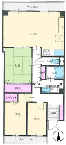 間取りを拡大表示
