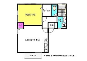 すばるI 103 ｜ 静岡県島田市中溝町（賃貸アパート1LDK・2階・43.63㎡） その2