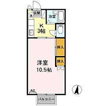 メゾンエスポワール 103 ｜ 静岡県藤枝市駿河台2丁目（賃貸アパート1K・1階・26.71㎡） その2