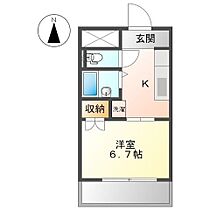 グランシャリオII 0206 ｜ 静岡県藤枝市田沼2丁目（賃貸アパート1K・2階・23.49㎡） その2