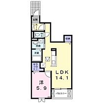 シンフォニアII 102 ｜ 静岡県焼津市柳新屋（賃貸アパート1LDK・1階・48.50㎡） その2