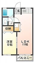 ファリーヌ井柳A 202 ｜ 静岡県焼津市下江留1889-1（賃貸アパート1LDK・2階・35.30㎡） その2