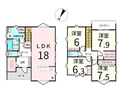 新築戸建 中山4丁目 全1棟 A棟