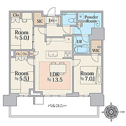 間取図画像 3LDK