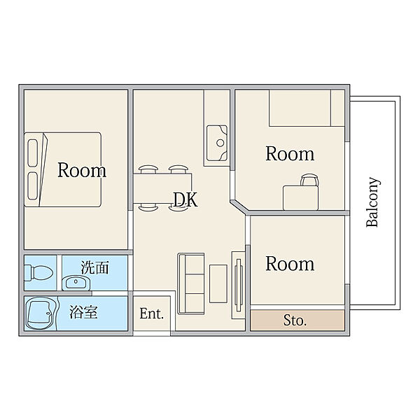 間取りを拡大表示