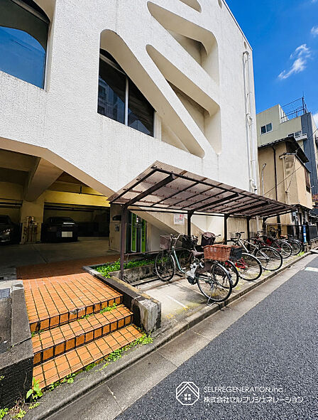 駐輪場完備で通勤・お買い物にも便利。
