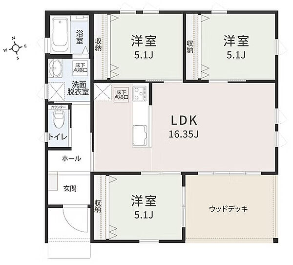 間取りを拡大表示