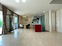 木更津市江川　中古戸建 4SLDKのリビング/ダイニング