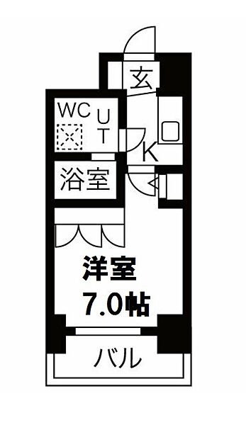 アドバンス心斎橋ラシュレ ｜大阪府大阪市中央区南久宝寺町3丁目(賃貸マンション1K・12階・23.01㎡)の写真 その7