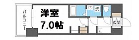 S-RESIDENCEドーム前千代崎  ｜ 大阪府大阪市西区千代崎1丁目（賃貸マンション1K・6階・21.91㎡） その2