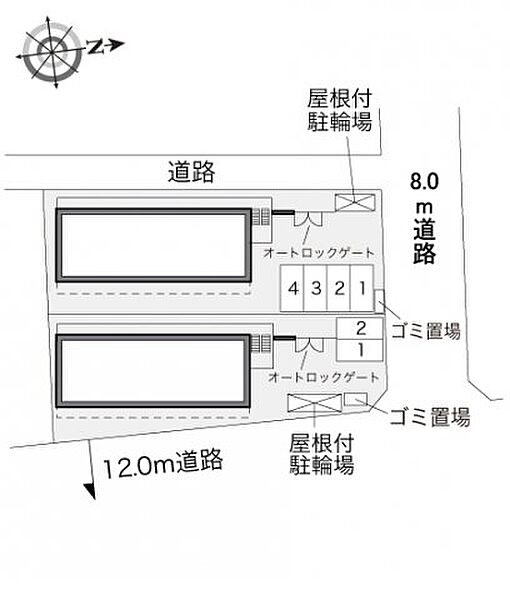 レオパレスプラスパＡ 203｜大阪府大阪市西成区南津守1丁目(賃貸マンション1K・2階・19.87㎡)の写真 その3