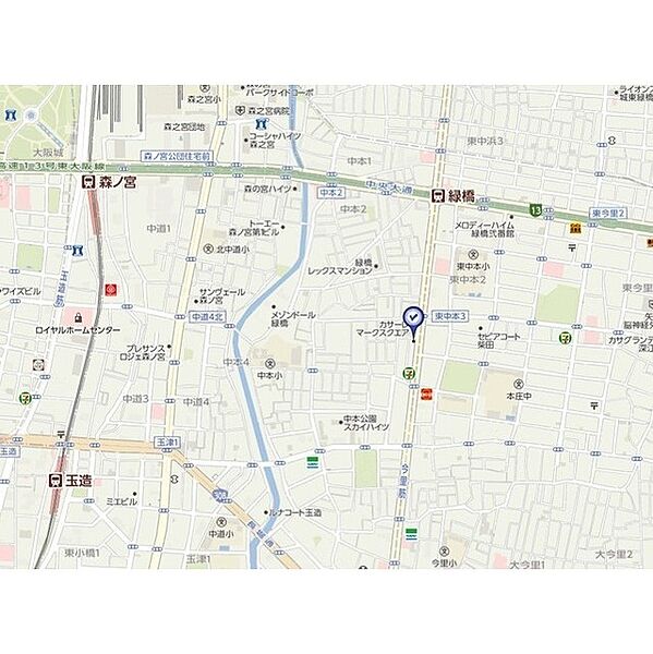 アドバンス大阪城グロリア 0401｜大阪府大阪市東成区中本5丁目(賃貸マンション1K・4階・23.40㎡)の写真 その3