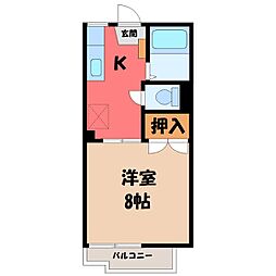 JR東北新幹線 宇都宮駅 バス20分 ヨークベニマル前下車 徒歩5分
