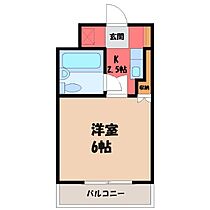 エトワール宇都宮第3  ｜ 栃木県宇都宮市江曽島1丁目（賃貸マンション1K・2階・19.44㎡） その2