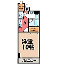 栃木県宇都宮市宮園町（賃貸マンション1K・3階・29.82㎡） その2