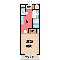 栃木県下野市仁良川（賃貸アパート1K・1階・29.75㎡） その2